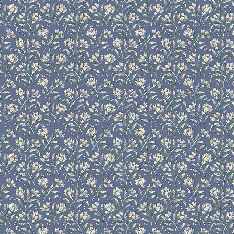 FLOWER PICKING R220133  MED BLUE