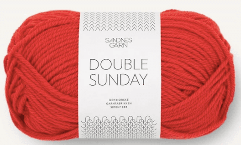 DOUBLE SUNDAY SCARLET RED 4018