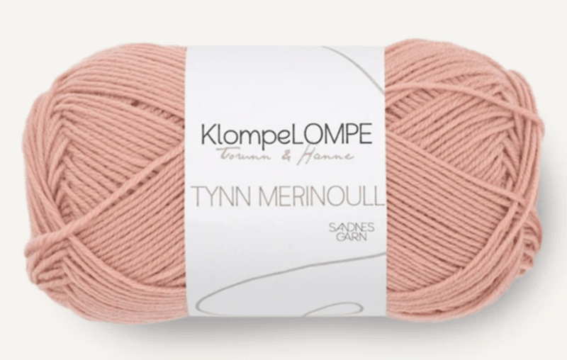 KLOMPELOMPE TYNN MERINOULL PUDDERBRUN 3332